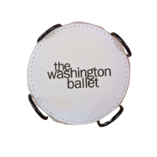 TWB Logo Vegan Leather Coaster Set with Holder